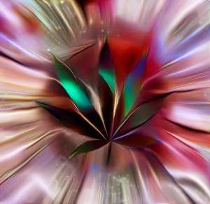 Vivid Marijuana Leaf